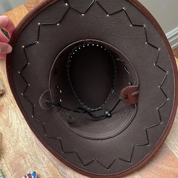 NWOT Brown Western Cowboy Hat main image 7